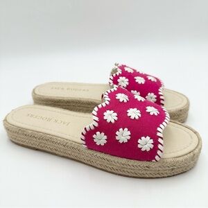 Jack Rogers Palmer Slide Espadrille Platform Sandals